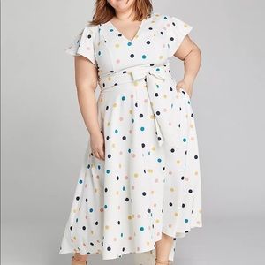 Lane Bryant Lena High Low Maxi Dress Size 14